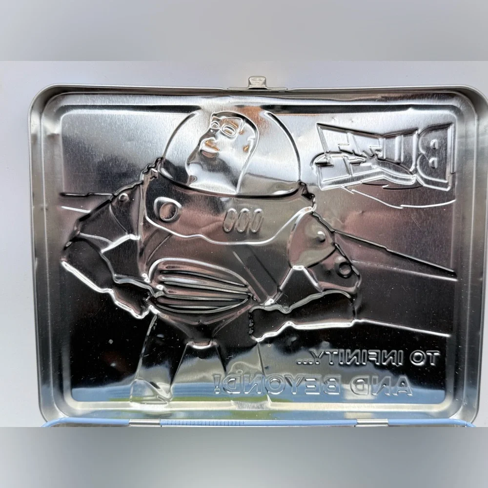 Toy Story Buzz Lightyear metal tin lunch box Disney Pixar vintage nostalgia